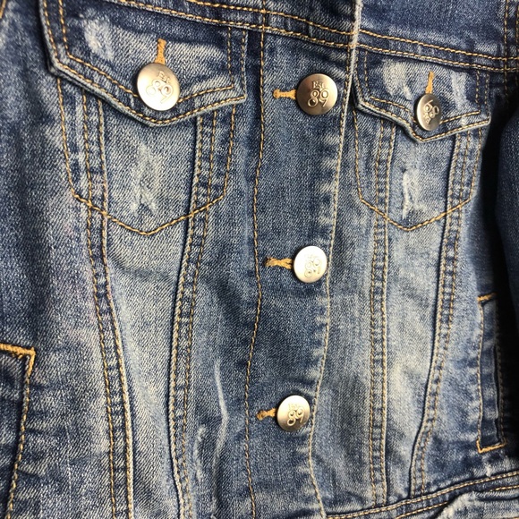 Children’s Place Denim Blue Jean Jacket size 5/6 - Picture 5 of 7